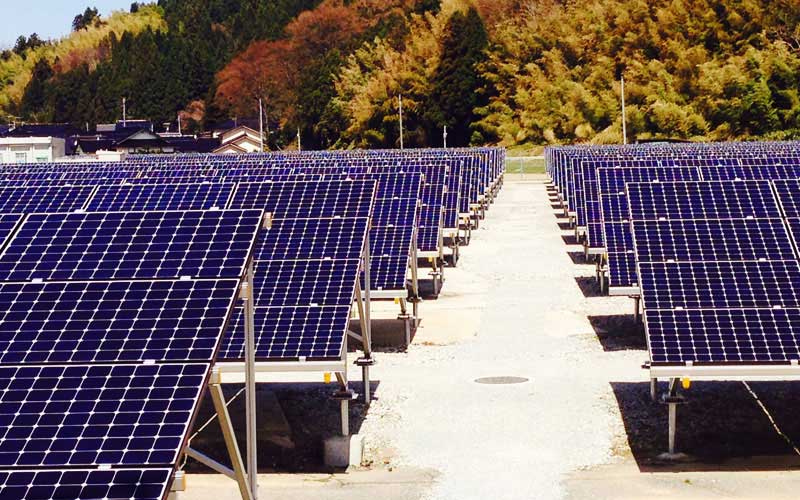  solar panel sakata japan  image