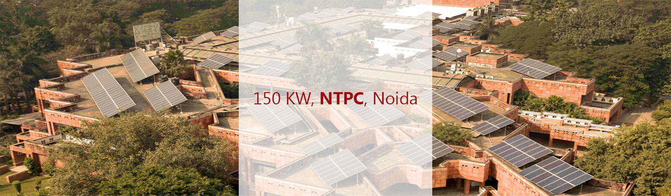150kw ntpc solar power plant Noida